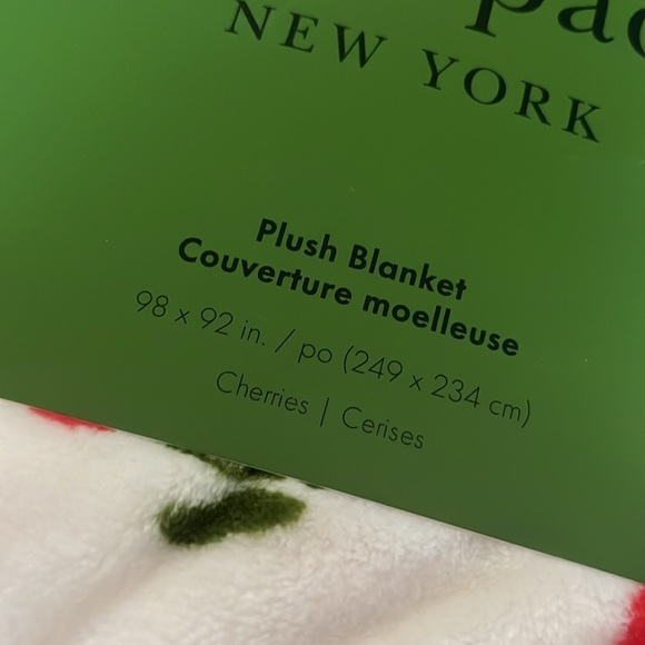 Kate Spade Plush Blanket - Picture 4 of 5